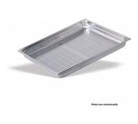 Bac Gastro Inox GN 2/1 Perforé - H 20 mm - - Inox