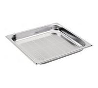Bac Gastro Inox Perforé GN 2/3 - Profondeur 65 mm - Vogue - Inox550 cl Inox G