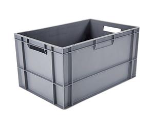 Bac gerbable - 600x400x320 mm 60L gris norme Europe - 5069080