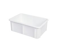 Bac gerbable en plastique blanc - 35 litres GILAC