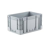 Bac gerbable polypropylène gris - Norme Europe - 60 x 40 x 32 cm