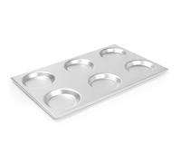 Bac GN 1/1 en aluminium avec cercles moulés 125mm 530x325mm Hendi 808740