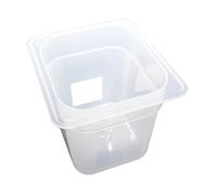 Bac GN 1/6 150 mm en polypropylène transparent GVK ECO Récipients Gastronorm