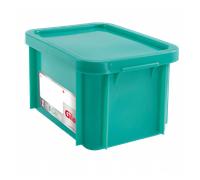 Bac HACCP 15 L rectangulaire + couvercle - vert