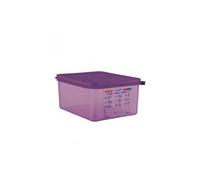 Bac hermétique violet anti allergénique 10 L - GN 1/2 - 10
