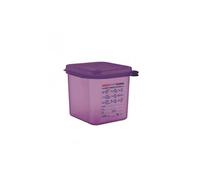 Bac hermétique violet anti allergénique 2,6 L - GN 1/3 - 2.6