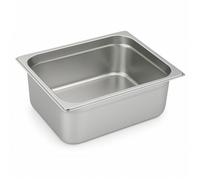Bac inox alimentaire GN 1/1 - Bac GN 1/1 hauteur 150 mm - 530x325 mm - Acier inox - Empilable sans blocage
