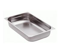 Bac inox Gastronorm GN1/1 - Basic Line - 530x325 mm (GN1/1) - Hauteur 40 mm / 5 L - Empilable, compatible four & bain-marie