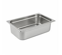 Bac inox GN 1/1 - GN 1/1 530x325 mm - Hauteur 100 mm - Empilable - Compatible four/bain-marie/réfrigération