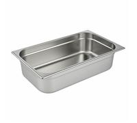 Bac inox GN 1/1 - Modèle 530×325 mm H65 - Acier inox alimentaire - Empilable - Compatible four/bain-marie/réfrigération