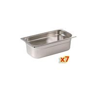 Bac Inox GN 1/4 - - x 7 - Inox17,5265