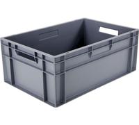 Bac palettisable norme Europe - 600 x 400 x 240 mm - 47 litres - gris - NOVAP - 5067086