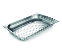 Bac perforé 1/1 inox Lacor Argenté 10,0 cm