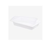 Bac Plat 2 Litres Blanc + Couvercle + Grille