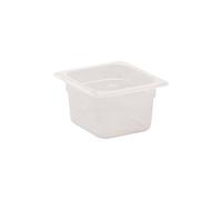 Bac polypropylène GN 1/6 - 2 profondeurs - - Polypropylène100 mm150 cl