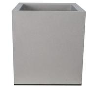 Bac Pot de fleurs Double Parois effet Granit - Carré 30cm 14L - Ton Pierre Naturelle - Fabrication Française