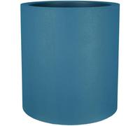 Bac Pot de fleurs Double Parois effet Granit - Rond D 50cm 57L - Bleu - Fabrication Française