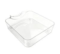 Bac pour lave-linge Accessoire Filtre À Peluches Réutilisable | Avec Entonnoir Pour Lave-Linge Frontal Pour Sol Propre Et Sec, Protection Buanderie, Anti-Odeurs Et Taches