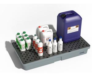 Bac pour paillasse avec caillebotis amovible 90 L 200 kg - FIMM - 845008050