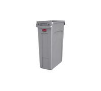 Bac pour tri des déchets pour professionnel 87 litres Slim Jim - Gris