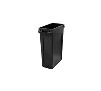 Bac pour tri des déchets pour professionnel 87 litres Slim Jim - Noir