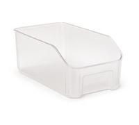 Bac Rangement Cuisine Plastique PP, Transparent moyen | Matériau PP robuste, Conteneur Stockage Cuisine, Classement Épices, Pour Hôtes Maison