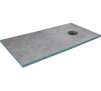 Bac receveur de douche à carreler 90x160cm recoupable sur mesure pour douche à l'italienne