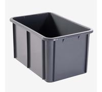 Bac rectangulaire 55 L - gris