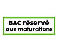Bac Réservé Aux Maturations - 29x10cm - Sticker/Autocollant