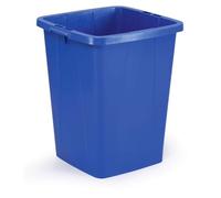 Bac solide pour tri des déchets 90 litres Durabin - Bleu