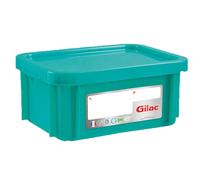 Bac vert HACCP avec couvercle 12 L Gilac