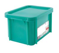 Bac vert HACCP avec couvercle 15 L Gilac