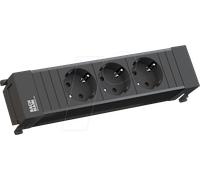 BACH 317.117 - Bloc multiprise, POWER FRAME, type F - CEE 7/3, 6 prises