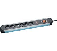 Bachmann PRIMO 6xCEE7/3, 1xSPD, 1xinterrupteur, alimentation 2,0 m, CEE7/7