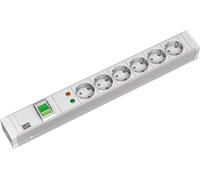 BACH 333.005 - Barrette femelle 19", 1,5 U, 6 contacts