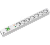 Bachmann Multiprise 333.405 19 pouces 7 prises avec interrupteur alu
