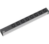 BACHMANN 48,30cm (19") Steckdosenleiste, 8-fach ohne Stecker (333.408)