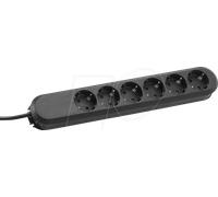 Bachmann SMART - Coupe-circuit - connecteurs de sortie : 6 (alimentation) - 1.5 m cordon - noir