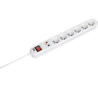 BACH 381.2512K - Barrette multiprise INTELLIGENTE, type EF - CEE 7/7, 6 contacts