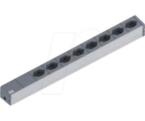 BACH 800.1262 - Bloc multiprise 8prises, type J - SEV 1011 type 23, noir
