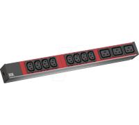 BACH 800.2332 - PDU, 1HE, 8x C13, 3x C19