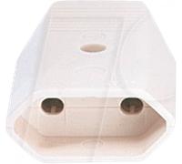 BACH 900.005 - Coupleur plat européen, 2,5 A, blanc