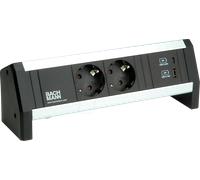 BACH 902.0811 - BUREAU 2xcontact protecteur 1xUSB A&C, chargeur USB chargeur 22W
