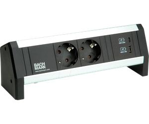 BACH 902.0811 - BUREAU 2xcontact protecteur 1xUSB A&C, chargeur USB chargeur 22W
