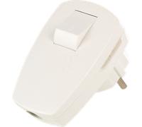 BACH 911.271 - Connecteur coudé, type F - CEE 7/4, 16A, blanc