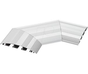 BACH 930.063 - PONT DE CÂBLE ALU angle 90° pour 6 câbles dans 3 canaux séparés