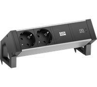 BACH 937.302 - Prise de table DESK 2, double, USB C 30 W