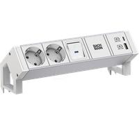 BACH 937.404 - Prise de table DESK 2, double, USB A&C 22 W.