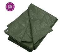 vidaXL Bâche de protection 260 g/m² 6x8 m vert HDPE