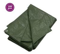 vidaXL Bâche de protection 180 g/m² 6 x 10 m Vert HDPE